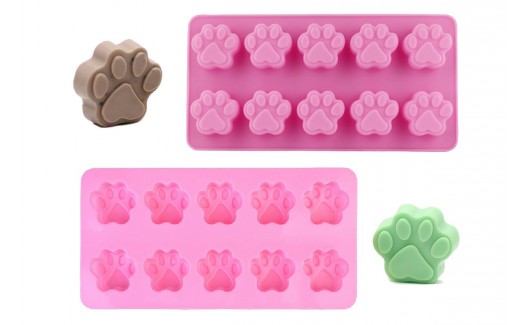 Soap Mold Animal Dog Paw Silicone 